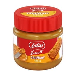 Front view of product: Lotus Biscoff Biscuit Spread Crunchy
