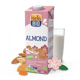 Front view of product: Isola Bio Almond Milk