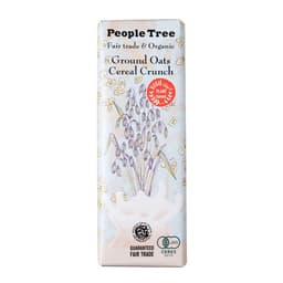 Front view of product: People Tree Fair Trade Bar Chocolate, Ground Oats Cereal Crunch